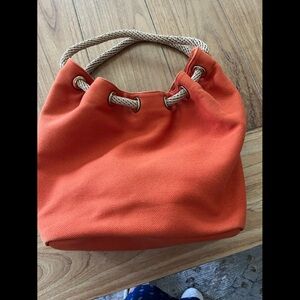 Michael Kors Marina Large Gathered Canvas Bag
